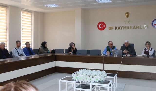Of’ta Yeşilay Bahar Şöleni için planlama toplantısı yapıldı