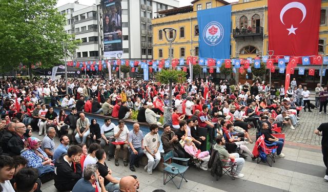 Trabzon, milli takım için tek yürek oldu