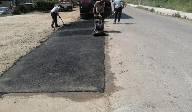 Bozulan yollara hızlı müdahale