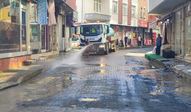 Büyükşehir ekiplerinden temiz bir çevre için yoğun çalışma