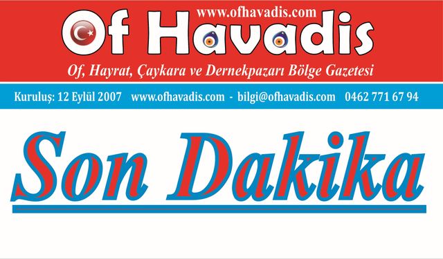Of’ta denizde boğulma 1 ölü 2 yaralı