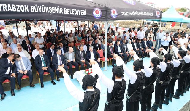 Akçaabat Otogarı'nın temeli atıldı
