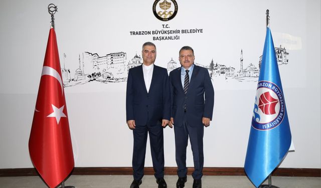 Başkan Genç, İran'ın yeni Trabzon Başkonsolosu Khosravi’yi ağırladı