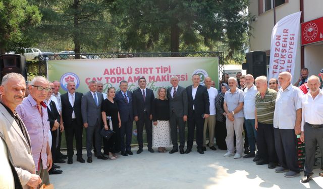 Başkan Genç’ten Of’ta çay üreticilerine 75 akülü çay toplama makinası desteği