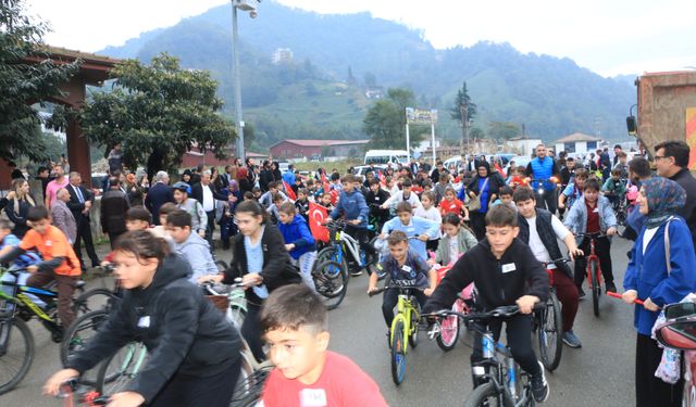 Of’ta 4. Bisiklet şöleni düzenlendi