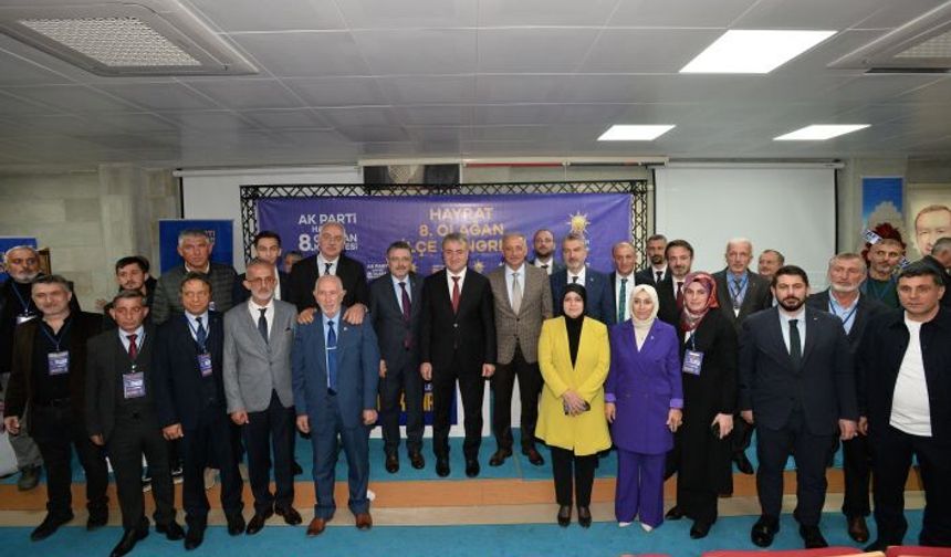 AK Parti Hayrat’ta Serkan Başkanla devam edecek