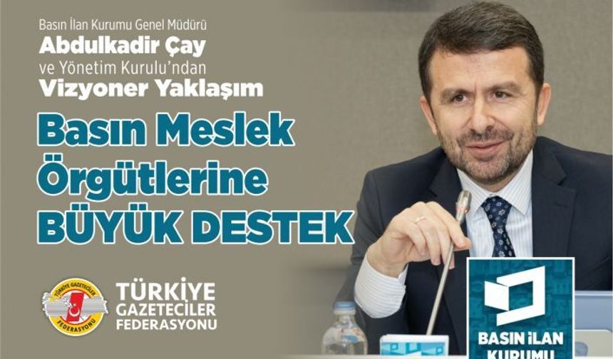 TGF’den BİK Genel Müdürü Çay’a teşekkür