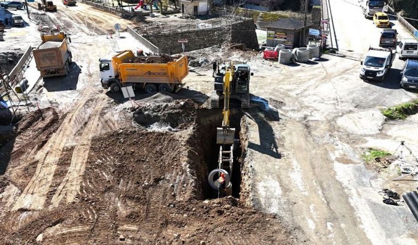 Büyükşehirden Dernekpazarı’nda altyapı seferberliği