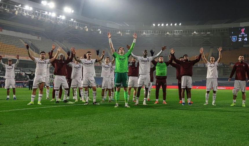 Trabzonspor Başakşehir’i yenerek çeyrek finale yükseldi