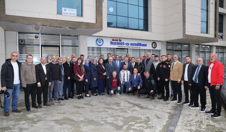 Başkan Genç’ten Hizmet-İş'e ziyaret