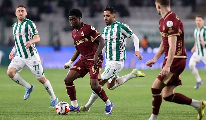 Trabzonspor’u Konya durdurdu