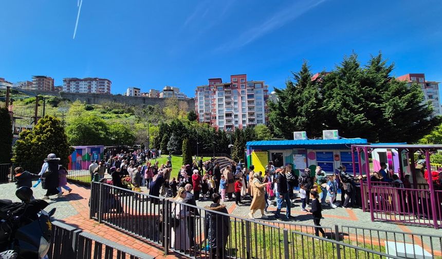 Macera parkı doldu taştı