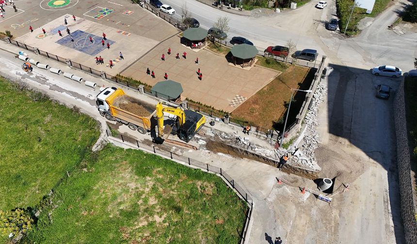 Büyükşehirin Ortahisar’daki altyapı seferberliği sürüyor
