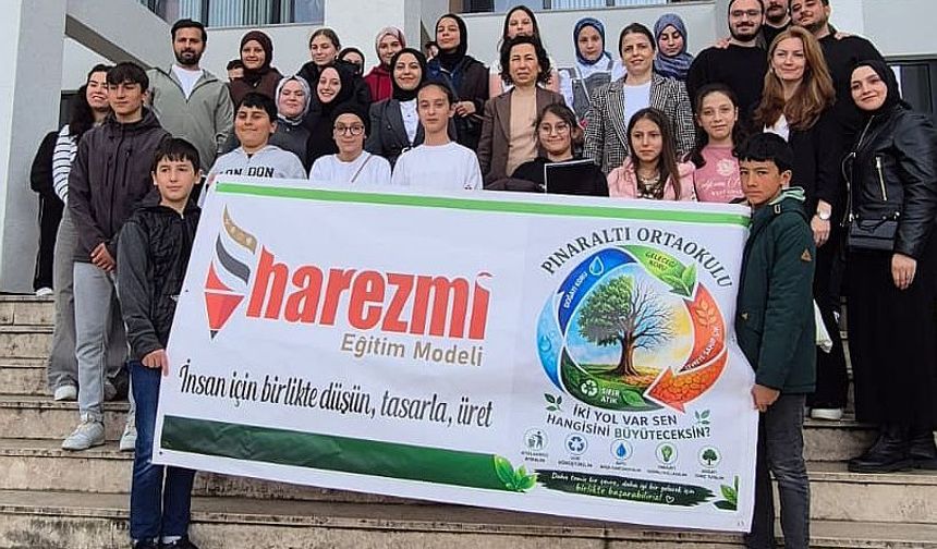 Pınaraltı Ortaokulu Harezmî ekibi KTÜ’yü ziyaret etti