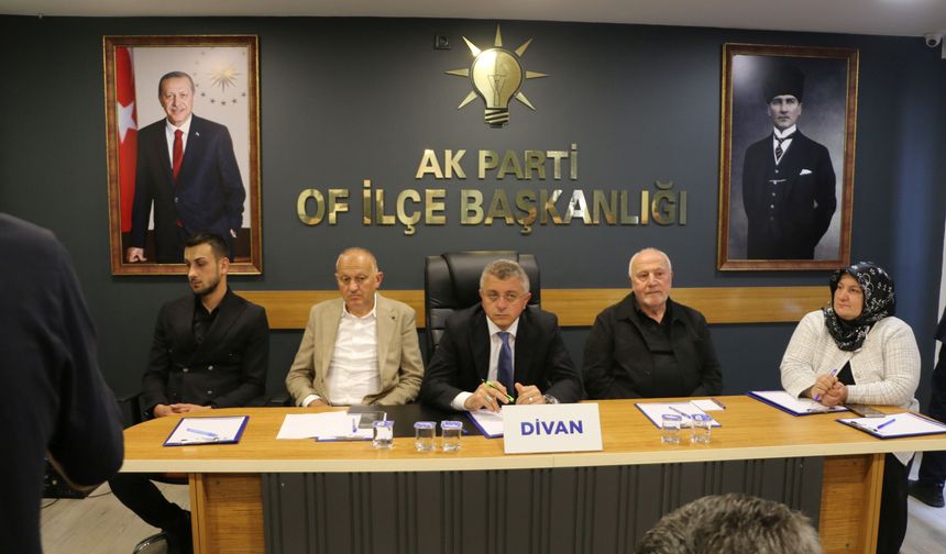 Ak Parti Of İlçe Teşkilatı danışma toplantısında buluştu