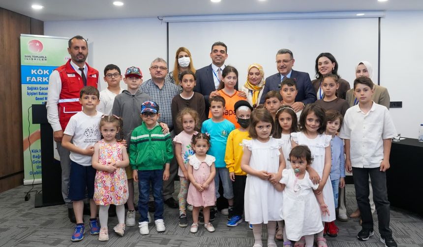 Kanser tedavisi gören çocuklar ve aileleriyle buluştu