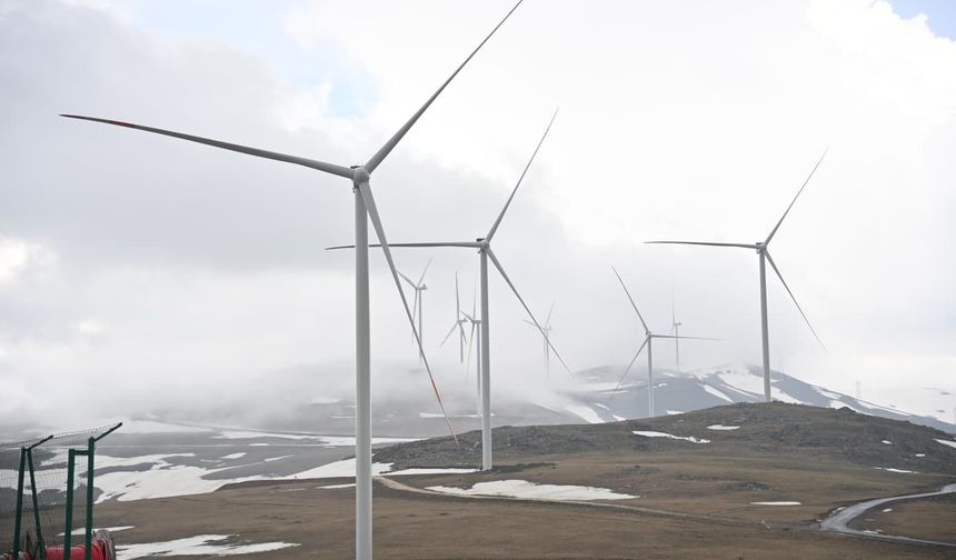Soğanlı Rüzgar Enerji Santrali hizmete alındı
