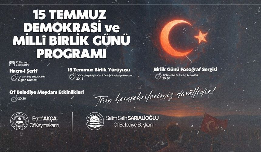 Başkan Sarıalioğlu'ndan birlik ve beraberlik çağrısı