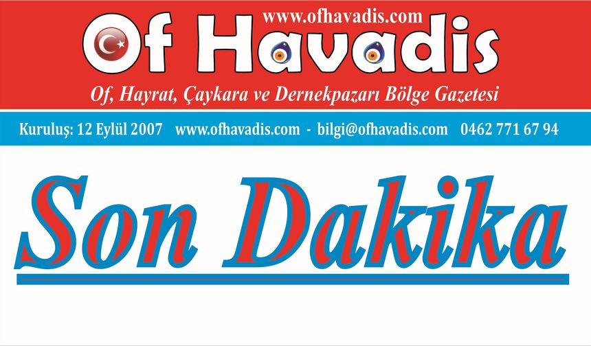 Of’ta denizde boğulma 1 ölü 2 yaralı