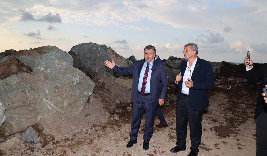 Arsin Yatırım Adası’nda çalışmalar başladı