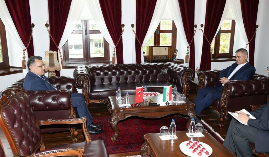 Başkan Genç, İran'ın yeni Trabzon Başkonsolosu Khosravi’yi ağırladı