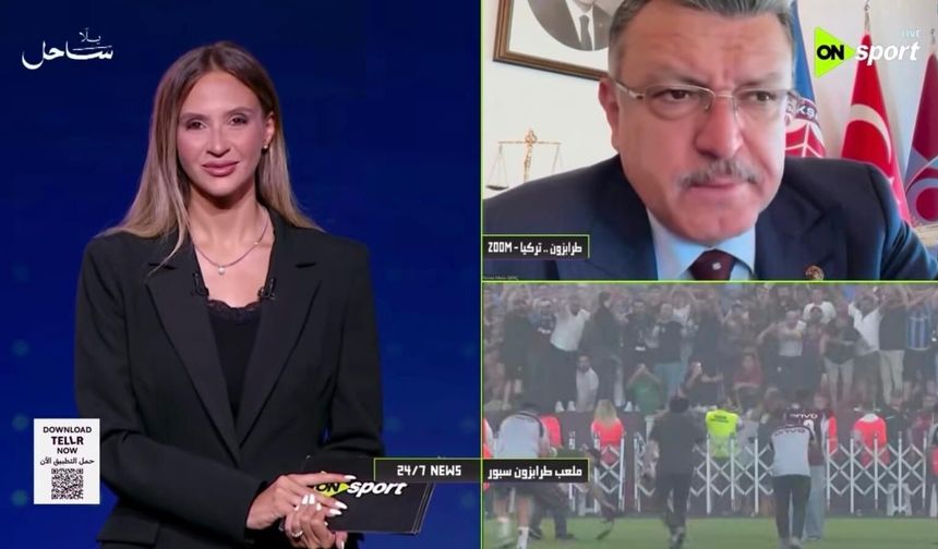 Başkan Genç Mısır televizyonuna Trabzon’u anlattı