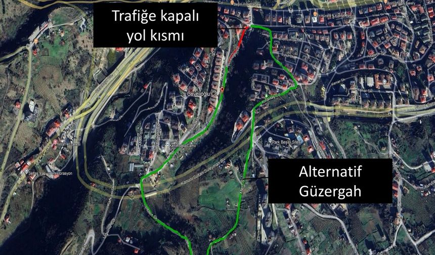 Güvelioğlu Caddesi'nin bir bölümü 15 Eylül'e kadar trafiğe kapatılacak
