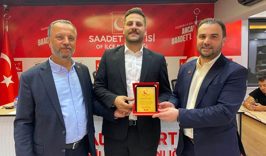 Saadet Partisi Of Gençlik Kollarının yeni başkanı Ömer Koç