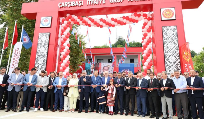 Çarşıbaşı Modern İtfaiye merkezine kavuştu