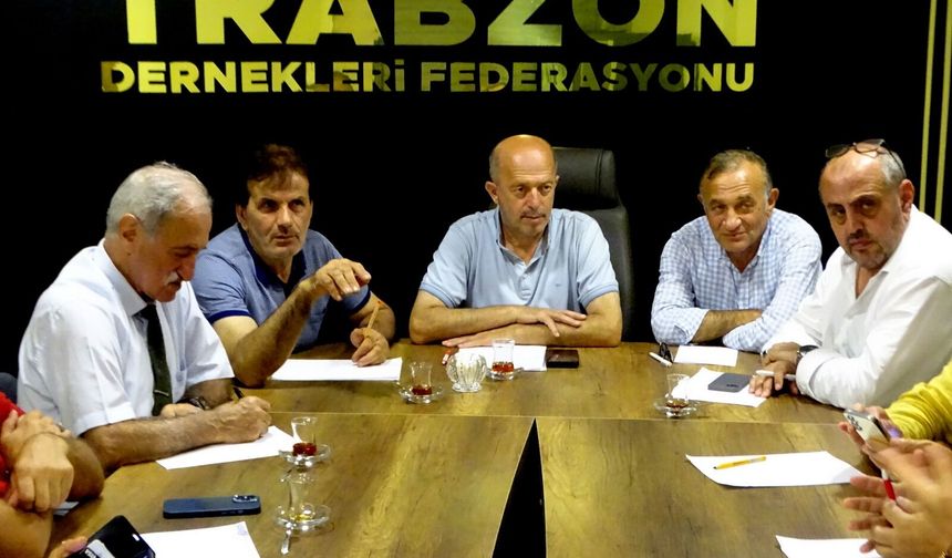 Trabzon Dernekler Federasyonu Trabzon’da toplandı