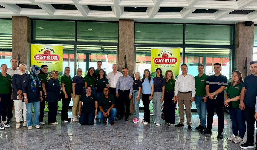 Çaykur Genel Müdürü Alim Mersin bölgesindeki bayilerle buluştu