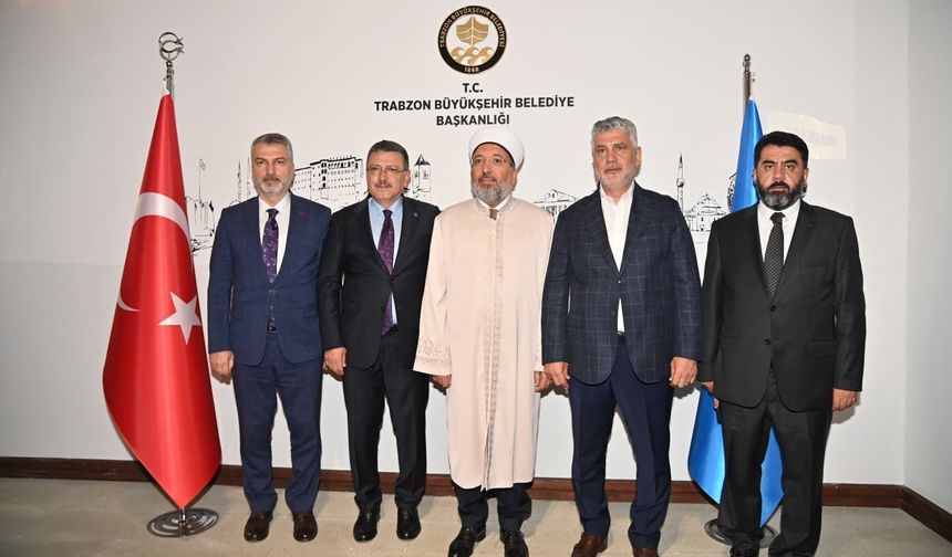 Diyanet İşleri Başkanı Arpaguş’tan Büyükşehir Belediyesi’ne ziyaret