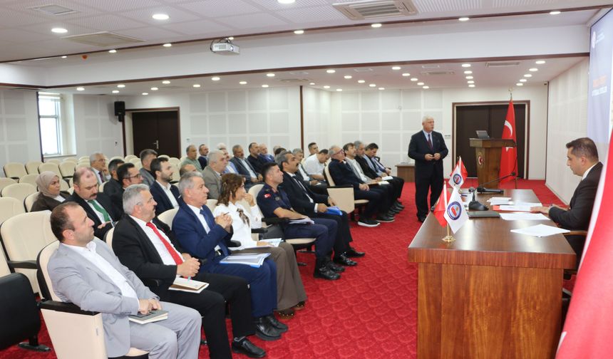 Of’ta Okul Güvenliği konulu toplantı yapıldı
