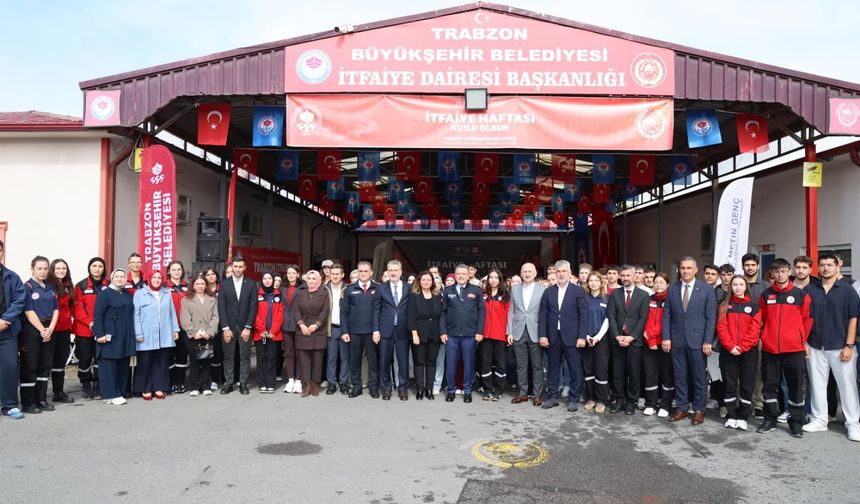 Trabzon İtfaiyesi'ne 9 yeni araç