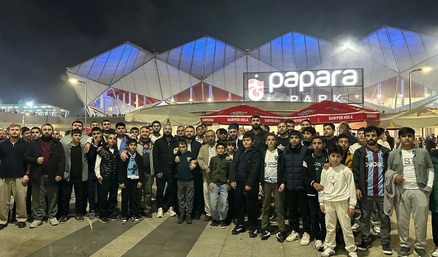 Kurs talebelerinin Trabzonspor heyecanı