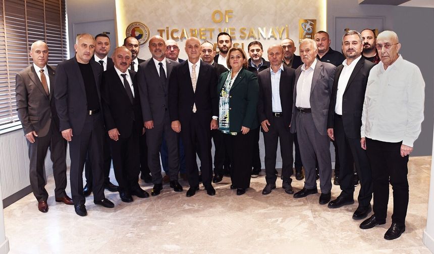 Of Ticaret ve Sanayi Odası'nda güven ve istikrar devam ediyor