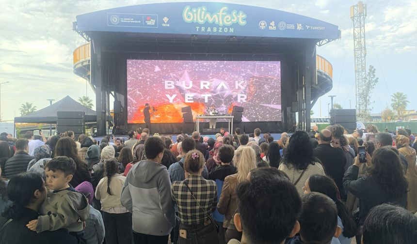 Trabzon Bilimfest yüz binleri ağırladı