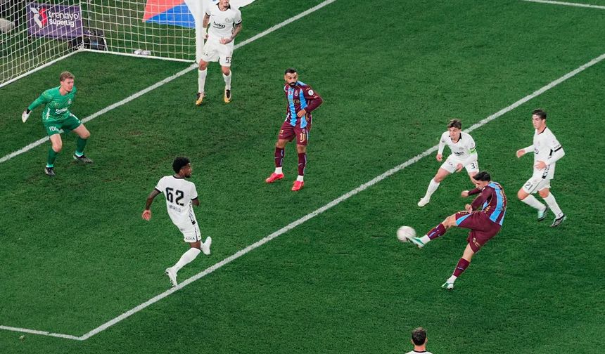 Süper Trabzonspor Beşiktaş’ı 2-0 yendi