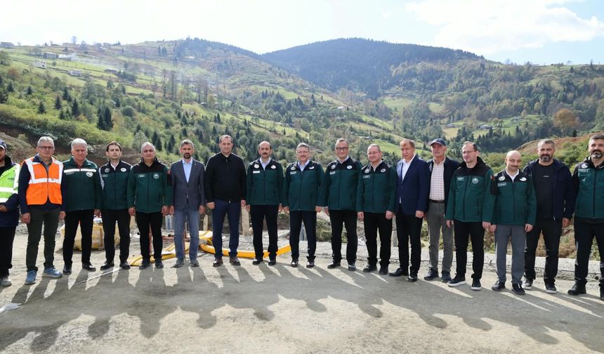Uçarsu Göleti Trabzon’un su ihtiyacına nefes olacak