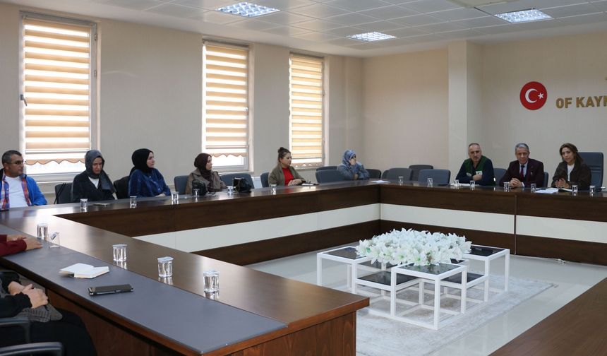 Yeşilay Kulübü Temsilci öğretmenlerle istişare ve planlama toplantısı