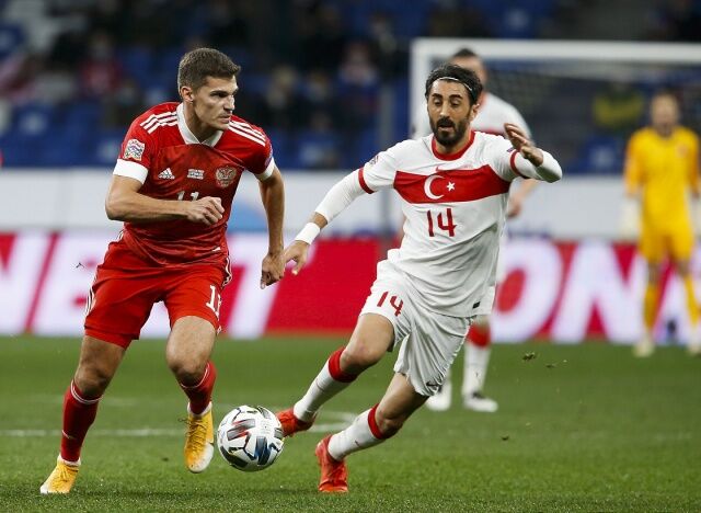 Milli takım Rusya'da beraberliğe razı oldu